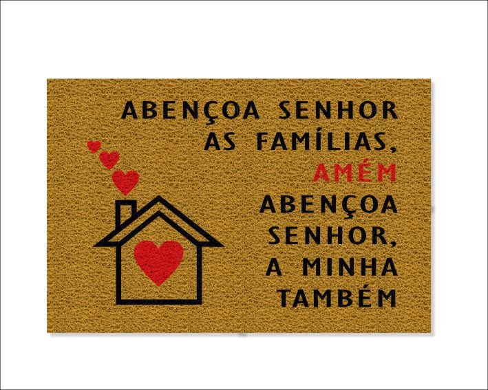 CAPACHO ABENÇOA SENHOR AS FAMÍLIAS AMÉM - Imagem 3