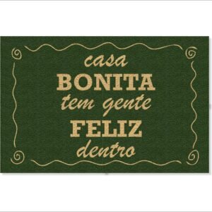 CAPACHO CASA BONITA TEM GENTE FELIZ DENTRO