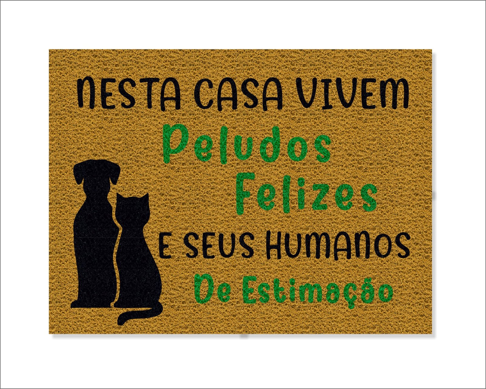 CAPACHO NESSA CASA VIVEM PEULDOS FELIZES E SEUS HUMANOS DE ESTIMAÇÃO - Imagem 3