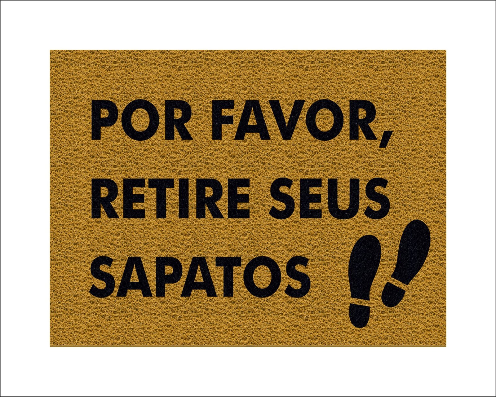 CAPACHO POR FAVOR RETIRE SEUS SAPATOS - Imagem 4