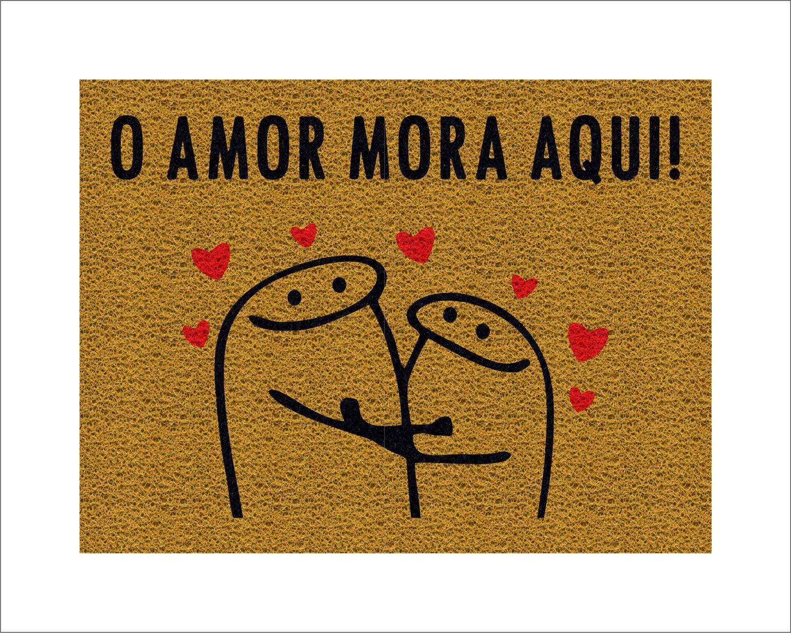 CAPACHO FLORK O AMOR MORA AQUI - Imagem 3